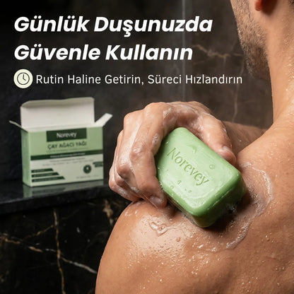 Norevey Yoğun Arındırıcı Çay Ağacı Yağı Bakım Sabunu