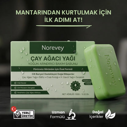 Norevey Yoğun Arındırıcı Çay Ağacı Yağı Bakım Sabunu